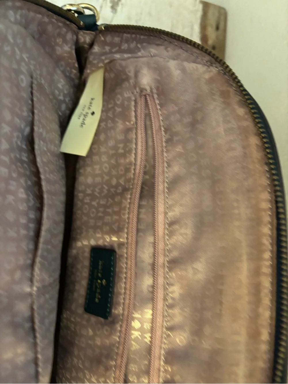 kate spade Teal Pebbled Leather Dome Satchel